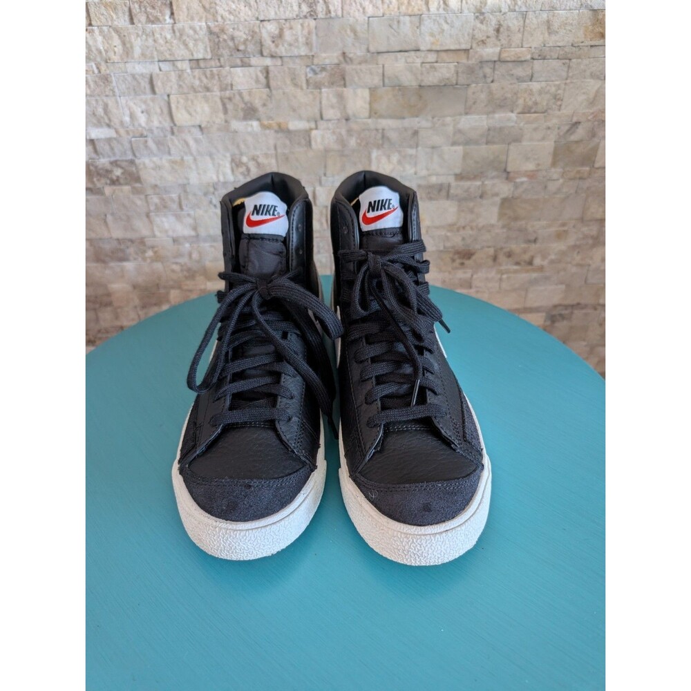 Nike Blazer Mid '77 VNTG Black Sail Off White  Men's Retro Size M 8.5/ W 10 image 5